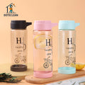 630 mL Tritan PC Food-Grade Sports Water Bottle Leak-Proof Screw Lid with Direct Drinking Wide Mouth for Outdoor Activities
