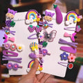 Cute Girl Cloud Lollipop Rainbow Hairpins Set Cartoon Bobby Pin Hair Clips Girls Children Headband Hair Accessories for Kids
