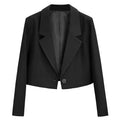 New Fashion Clothing Hot Sales Long Sleeve Solid Color Jacket Women V-neck Suit Jacket