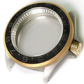 Custom Matte Watch Case with 3 O'clock Stainless Steel Bezel Insert SKX007 SRPD Sapphire Glass Compatible Fits NH35 36Movement