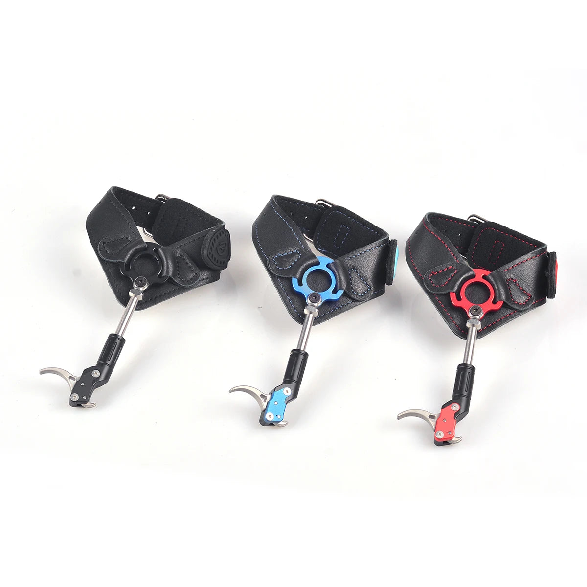 High Performance Cowhide Foldable Wrist Strap Release Archery for Compound Bow