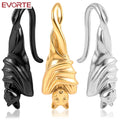 Evorte 10Pcs Tibetan Silver Flower Shape Plug Tunnel Body Jewelry Silver/Gold/18K Gold Plating for Ear Weight Hanger Gauges