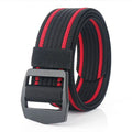 Metal Buckle Nylon Casual Belt Canvas Jeans Belts Adjustable Tactical Belt