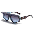 2024 New Europe and the United States with a Cap Square Minimalist UV Protecting Sunglasses
