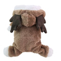 Autumn Winter Flannel Pet Clothing Four-Legged Thick Wool Fleece Warm Buttons for Dogs-Fast Wholesale Christmas Day Dog Clothes