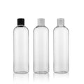 Yuyao Factory PET Packaging Bottles with Flip Cap clear 400ml Cosmetic Empty Plastic Bottle for Lotion