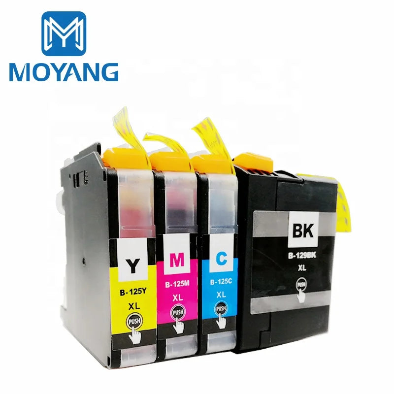 MoYang Compatible for Brother LC125 LC129 Ink Cartridge Used for MFC-J4510DW/J4610DW/J4710DW//J4410DW/J6520DW Printer Cartridges