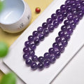 Uruguay Design DIY Jewelry Accessories Natural Semi-Finished Purple Amethyst Pearl Stone Beads Green Red Jasper Jade Bracelet