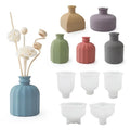 Home Decoration Bottle Vase Pen Holder Flower Pot Silicone Mold DIY Plaster Resin Concrete Cement Vase Silicone Mold for Gypsum MegaBDM