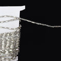 D009 Bling Cheap Glass Rhinestone Chain 3.5mm 10 Yard Roll Crystal Trimming Chain Rhinestone