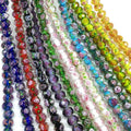 50pcs Gold Sand Lampwork Beads Glass Handmade Round Loose Beads for Rosary Making Jewelry Craft Making