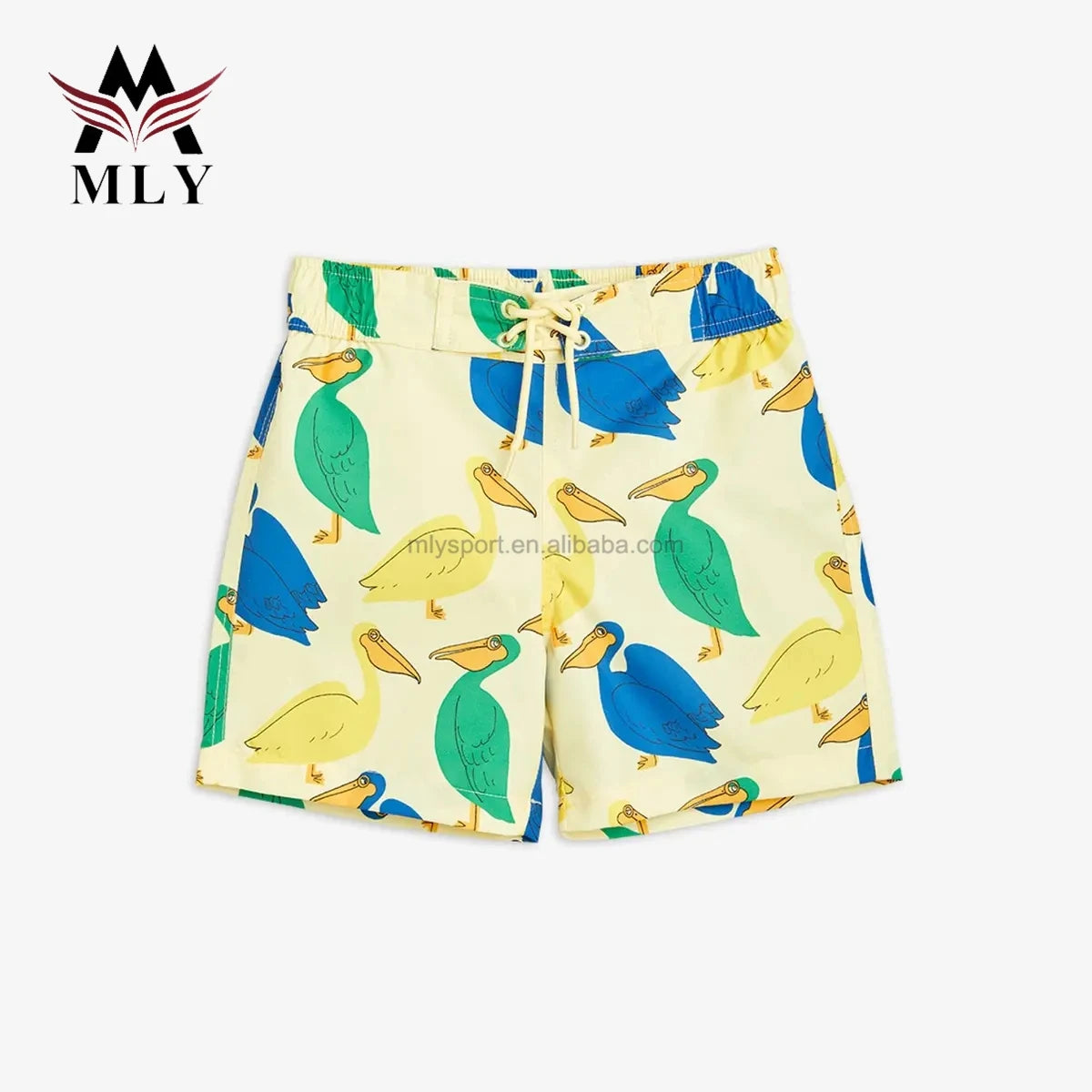 Cute Children's Swim Shorts New Design Print Kids Swimsuit Swimwear 1 Piece
