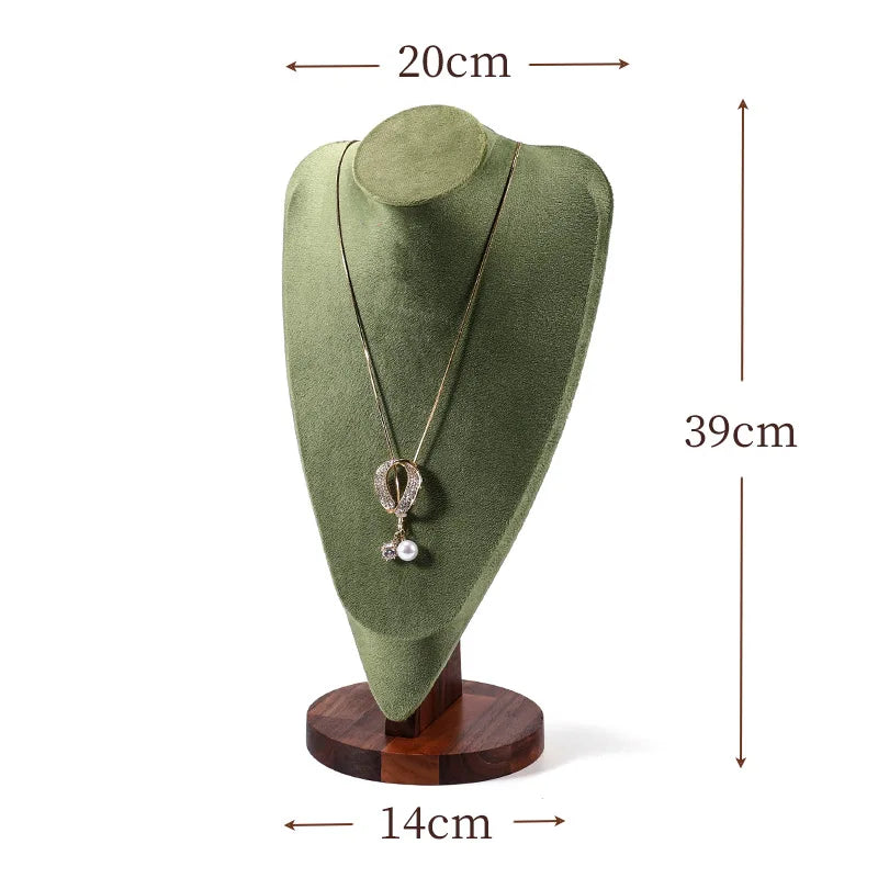 Jewelry Display Stand Props Fashion Microfiber Jewlery Organizer Necklace Bracelet Jewelry Display Stand