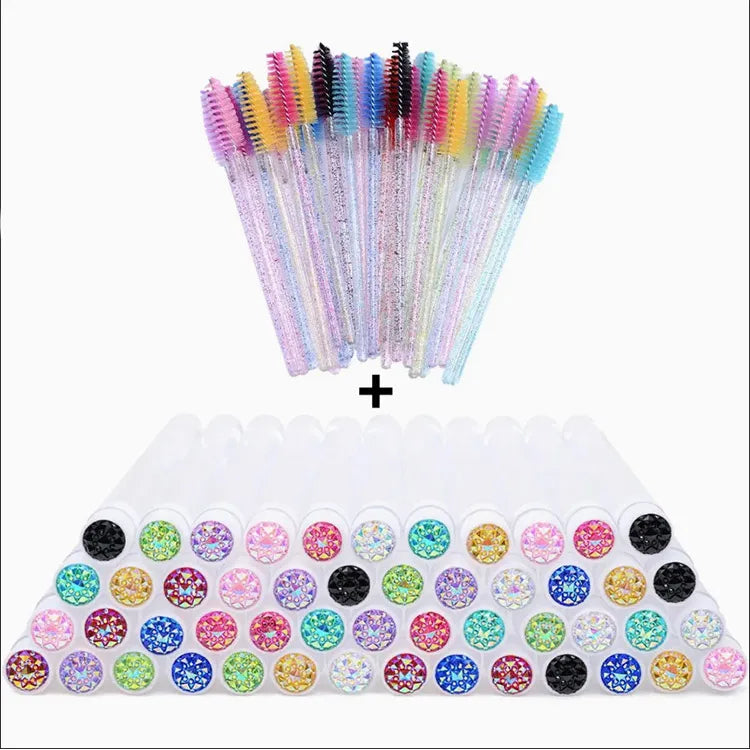 Wholesale Eyebrow Spoolies Brush Cleaner Storage Tubes Mascara Wands Tube Spoolie Cleaning Brush Disposable Eyelash Brush