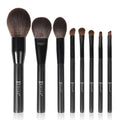 DIAS Factory 8 Pieces Buffer Brush Synthetic Hair Face Blush Black Vegan Wholesale Custom Makeup Brushes