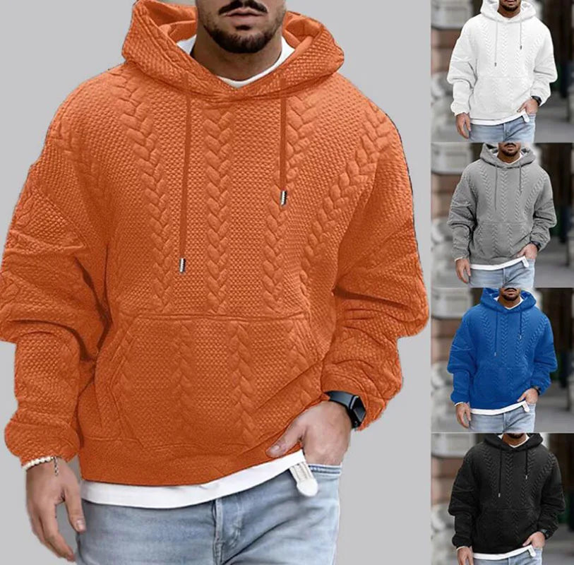 Winter Fashion Trend Sweater for Men New Casual Hooded Pullover Men Hoodies