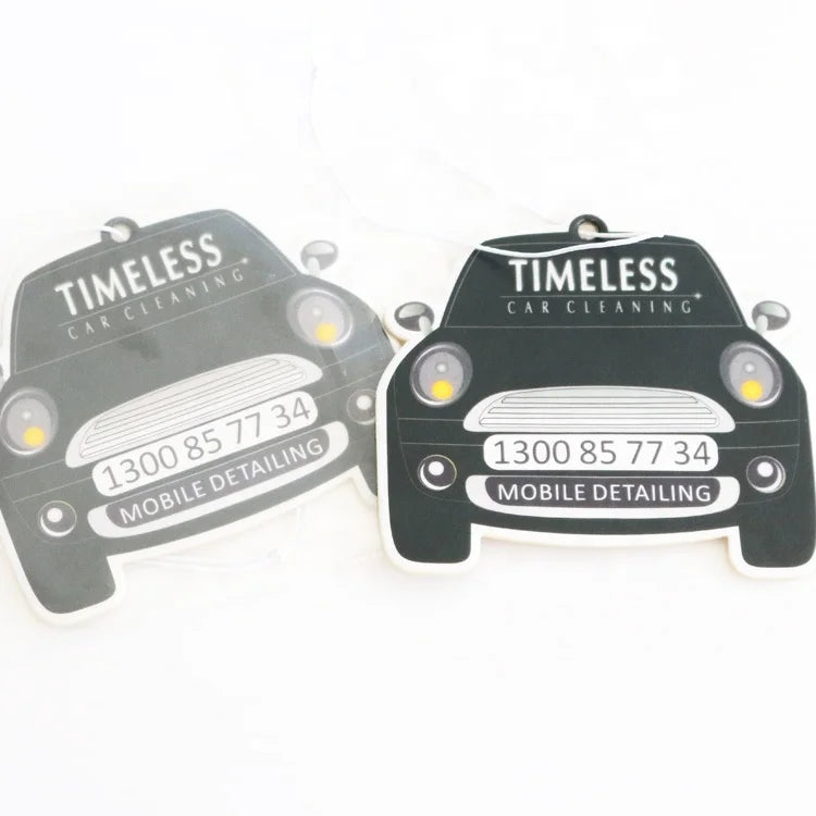 Commercial Promotional Customized Digital Printing Multi-Scent Paper Car Air Fresheners for Gifts