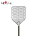Turning Pizza Peel Aluminum Pizza Paddle 12''14''16'' Foldable Perforated Pizza Peel Shovel Kitchen Tools