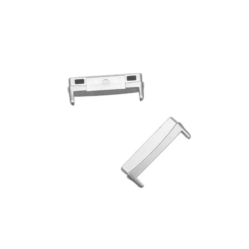 20mm Replacement Leather Band Stainless Steel Adapter for Fitbit Sense/Fitbit Versa 3 Connector