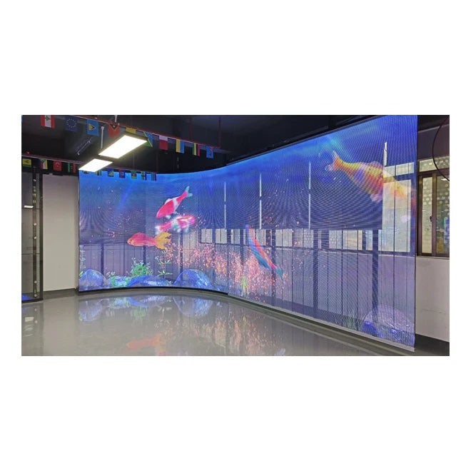 New Technology Super HD Ultra High Brightness Ecran Transparent Advertising Screen Electronic Advertising Screens