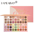 Handaiyan Custom Magnetic Eyeshadow Palette Wholesale Notebook Big Eye Shadow Matte Star for Dark Metallic Eyeshadow Pallet
