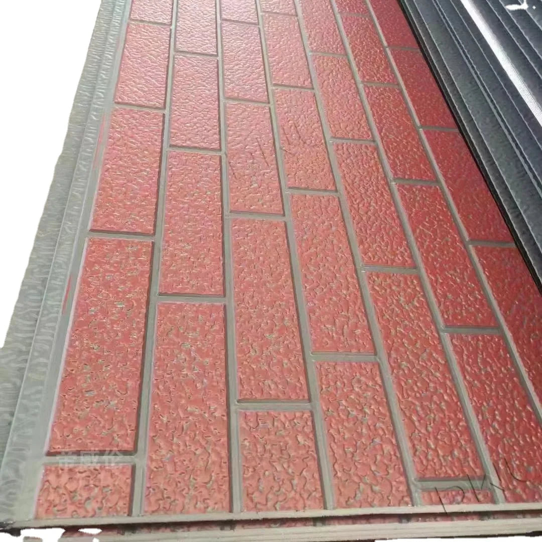 PU  Polyurethane Interior Wall Soundproof Thickness Chose Prefab House Sandwich Panel