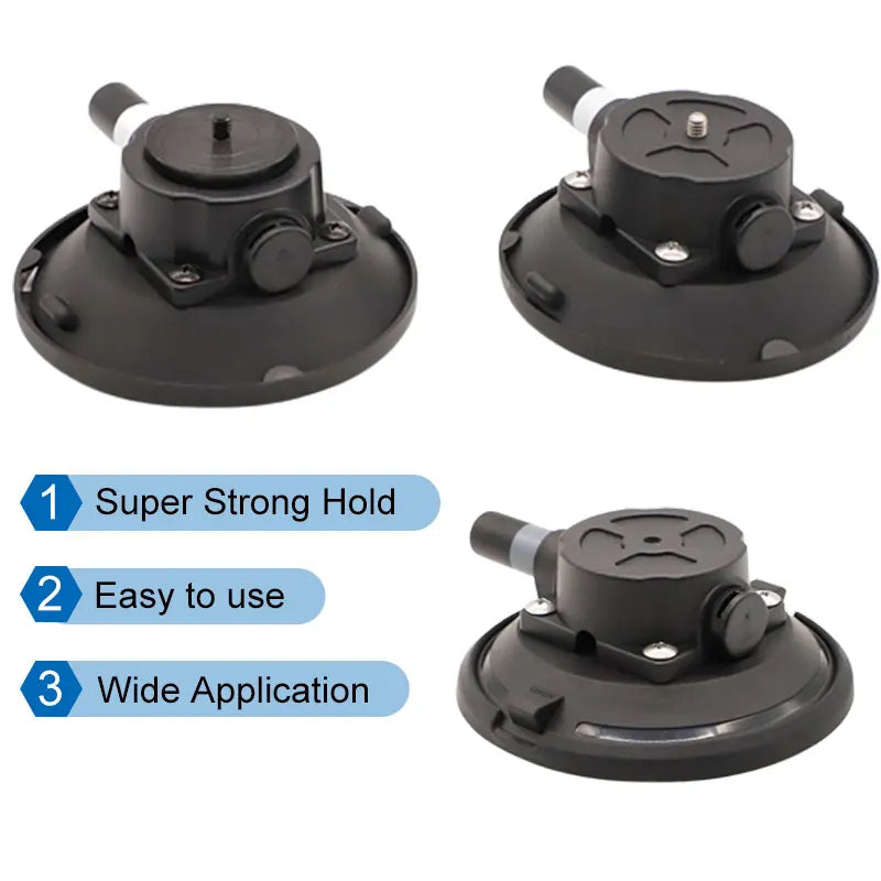 4.5 Inch Heavy Duty Hand Pump Vacuum Suction Cup Flexible Gooseneck Pipe for Lamp CE Certified Industrial Grade Customizable MegaBDM