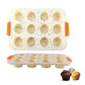 OEM&ODM BPA Free Microwaveable Oven Heat Resistant Non-Stick Custom Food Grade Muffin Silicone Cup Cake Mold