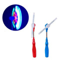 High Quality LED Spinner Glowing Rainbow Magic Windmill Light-Up Wand Kids' Party Toy Gift
