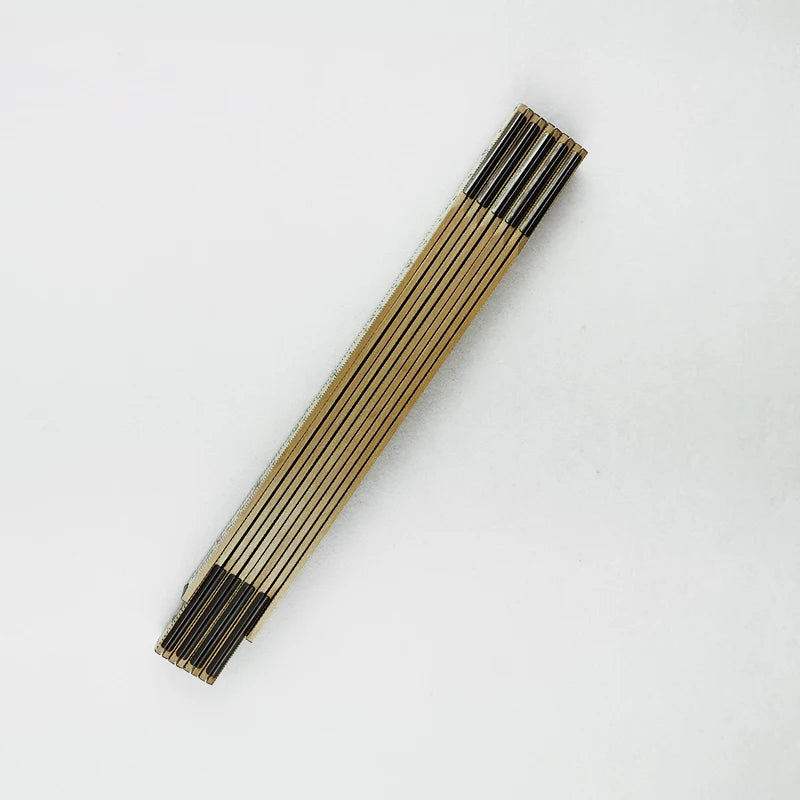 2M 2 Metre mm cm Inch Wooden Wood Folding Rule Ruler Measure