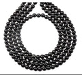 Black Obsidian Gemstone Round Loose Beads Natural Stone Beads for Jewelry Making 4MM 6MM 8MM 10MM 12MM (8MM)