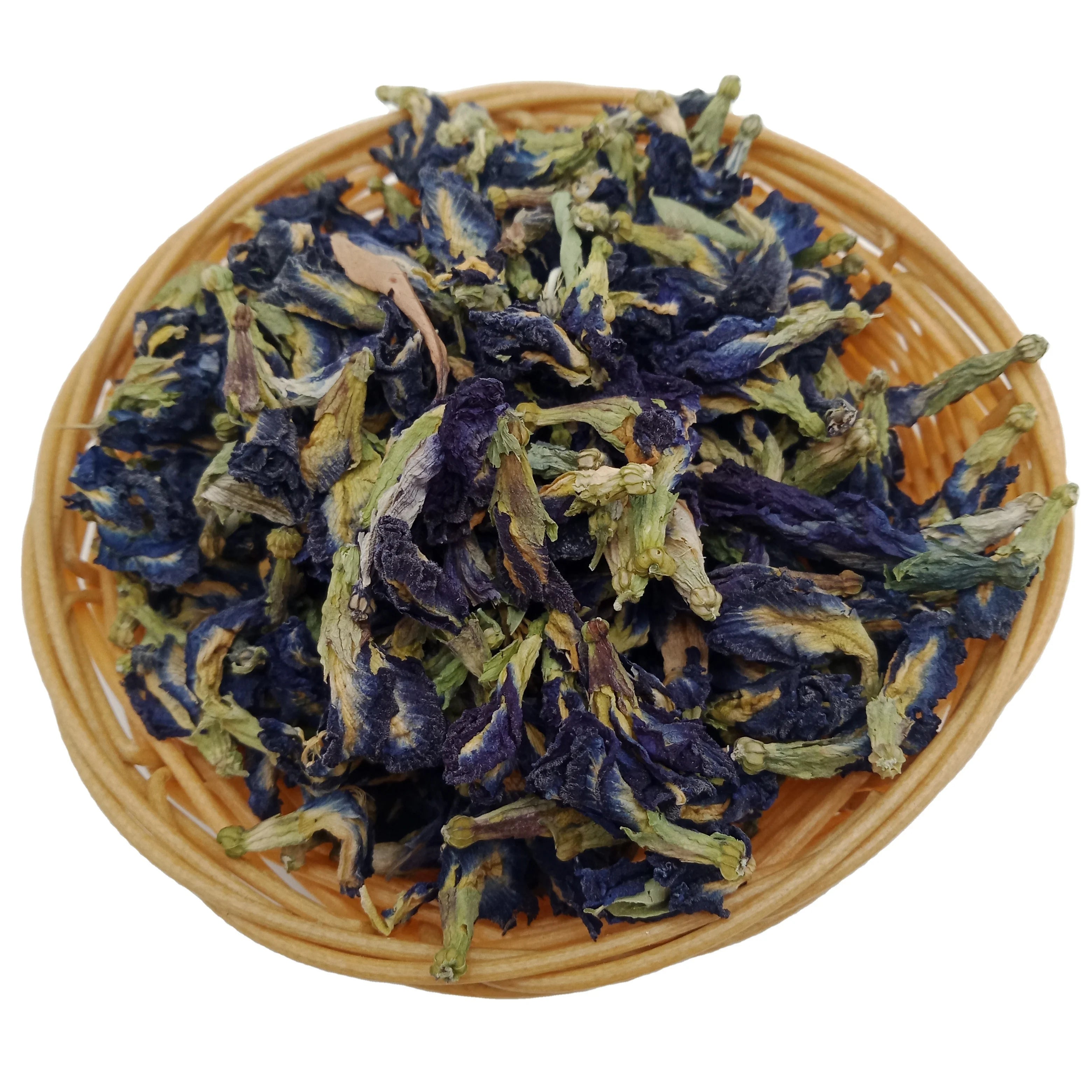 4004 Die Dou Hua 100g/bag Pure Natural Dried Butterfly Pea Flower Tea Health Herbal Tea Blue Matcha