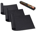 PTFE Silicone Double Sided Non-Stick BBQ Grill Mat 0.20mm Thick 40x33cm Eco-Friendly Dishwasher Safe for Outdoor Barbecue