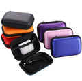 Custom Logo Waterproof Mini Carrying Storage Case Organizer  Hard Shell Eva PU Earbuds Headphone Earphone Carrying Zipper Case