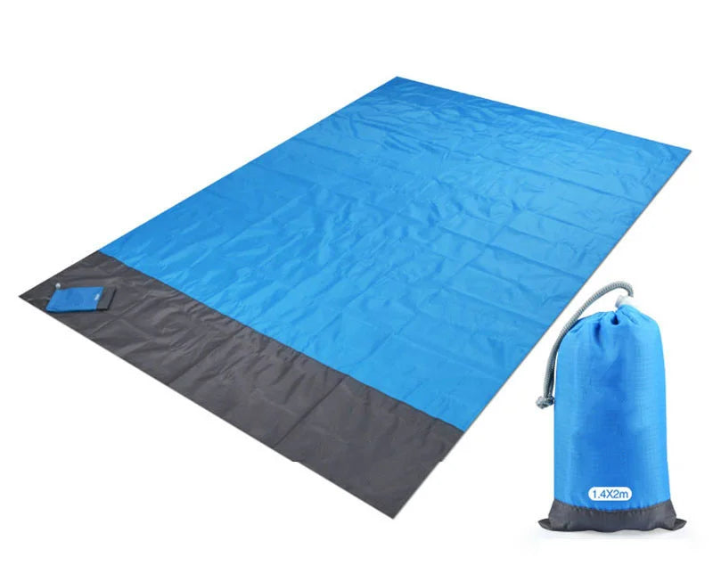 Pocket Beach Blanket Folding Camping  Mattress Lightweight Outdoor Picnic Sand Beach Mat