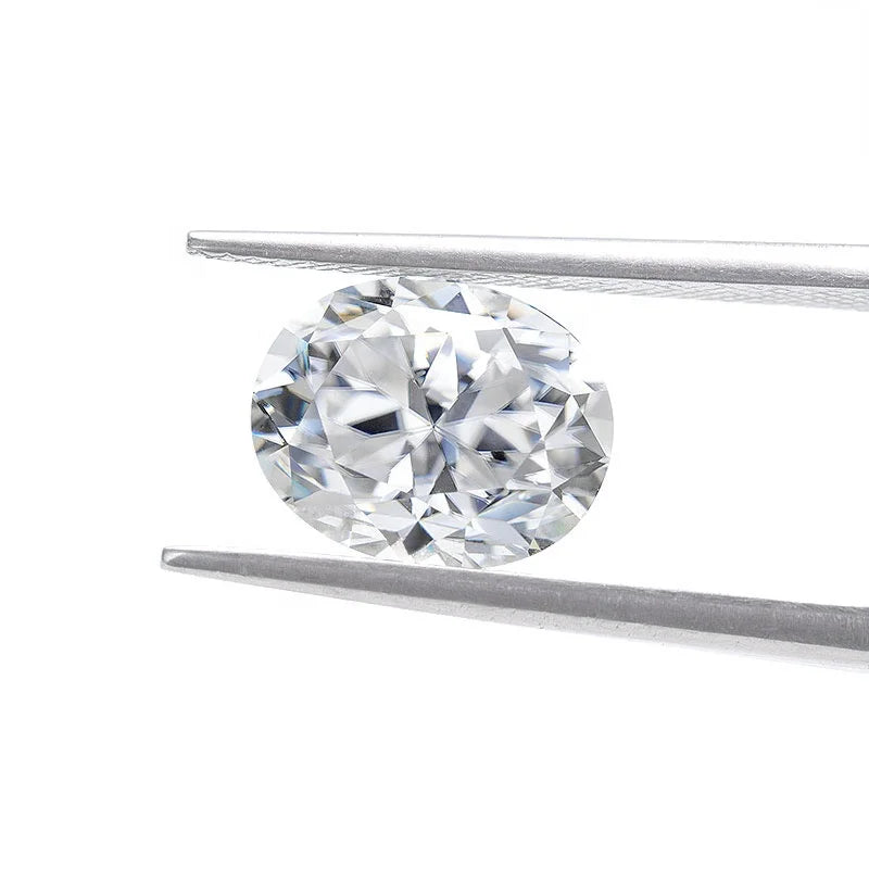 Wholesale Price Per Carat Oval Cut 1 Carat 2ct 3ct D VVS Loose White Moissanite Stone