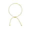 Summer Beach 18K Gold Stainless Steel Adjustable Size Round Snake  Ball  Buckle Adjustable  Bracelet Anklet