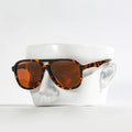 GS5034 Wholesale Oversize UV400 Two Bridge Acetate Big Frame Polarized pilot Sun Glasses Sunglasses