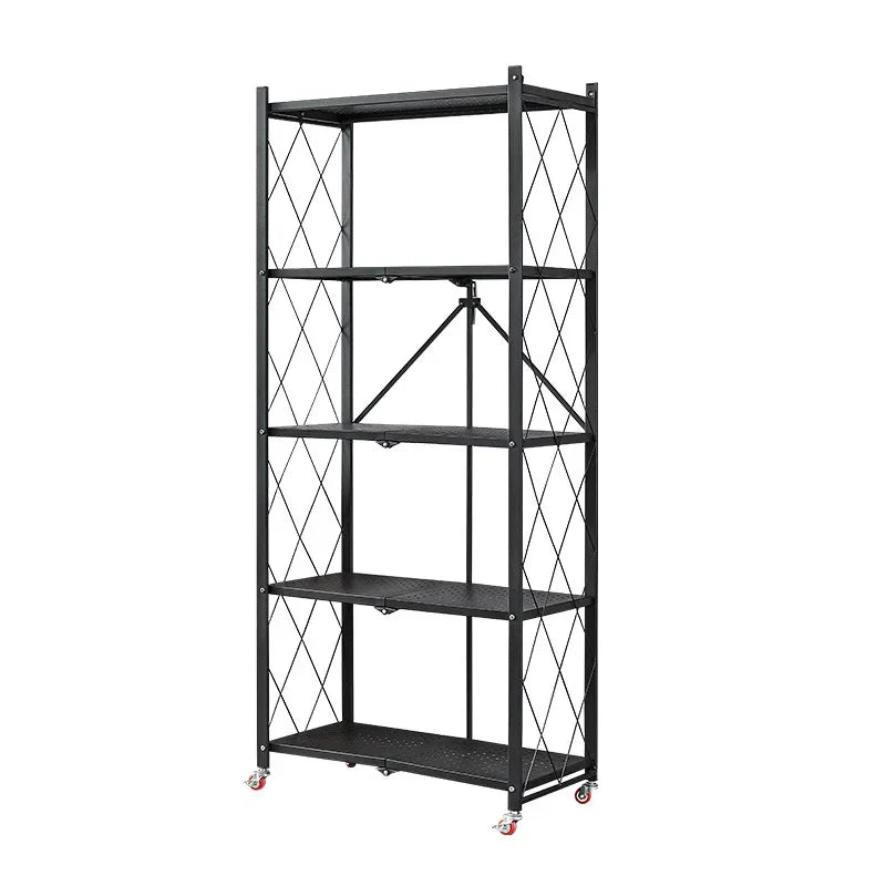 Hot Sale in 2025  Folding Kitchen Storage Shelf  Bracket Lowes Oven Stand Microwave Oven Rack Pot Rack