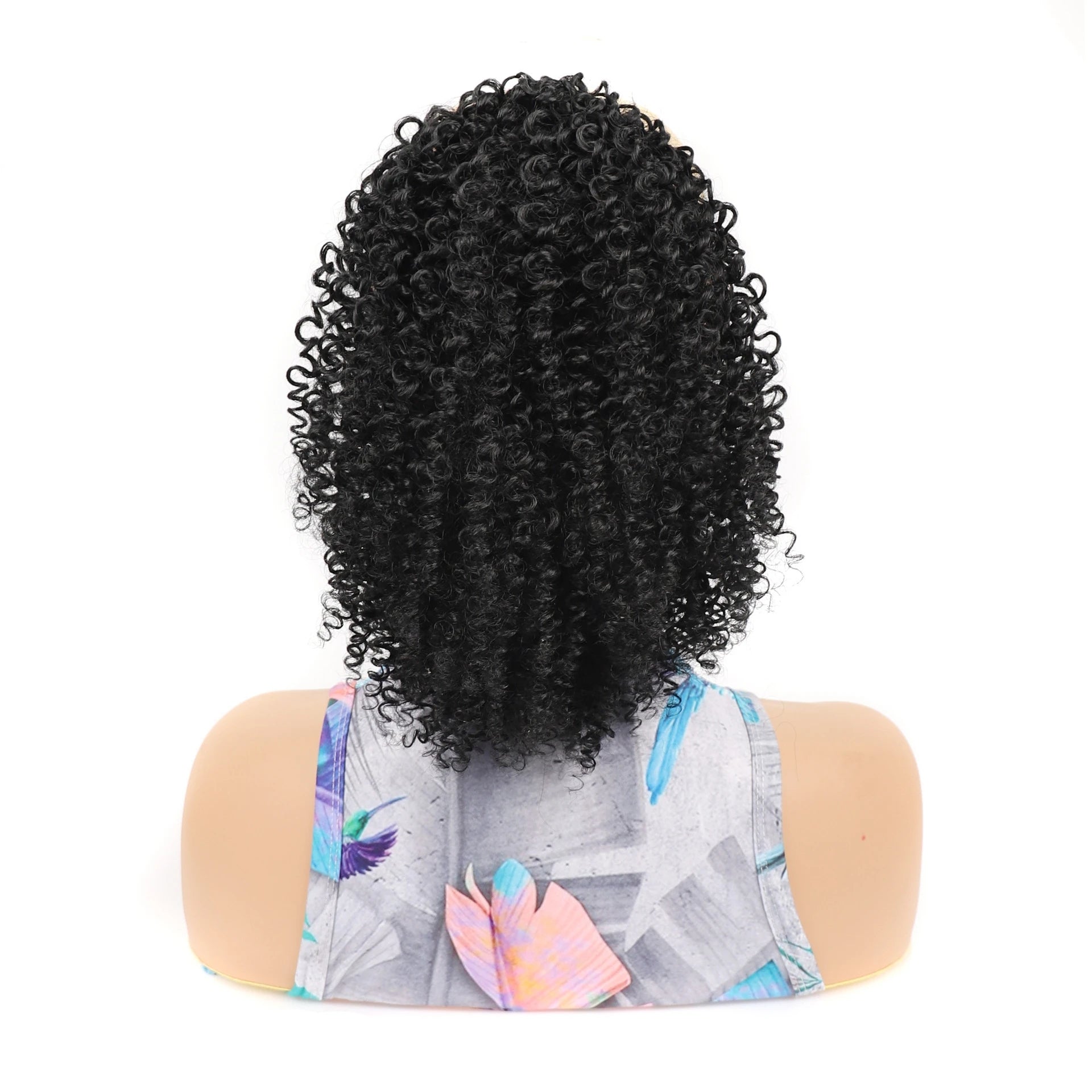 Synthetic Puff Afro Drawstring Kinky Curly Ponytail African American Short Wrap Clip in Ponytail Hair Extensions Kinky Curl