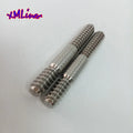 Xmlivet OD 9.3mm Billiards Pool Cue Joint Thread Insert Pin Stainless Steel 3/8-10 Male Joint Billiards Accessories