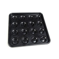 2-1/4 Inch 16 Holes Plastic Pool Ball Tray 57.2mm Billiard Ball Holder Tray Pool Table Rest Type Storage Snooker Billiard