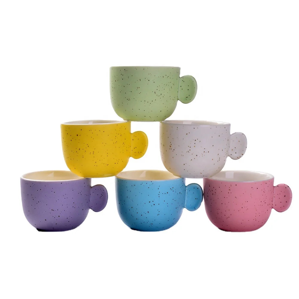 Japanese Style Creative 160ml Ceramic Tea Cup Fast Ship Various Colors Stoneware Porcelain Coffee Cup With No Handle in Stock