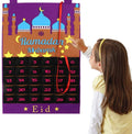 2025 New Advent Calendar  Ramadan Decoration  Ramadan Calendar 30 Days Eid Mubarak Hanging Felt Countdown Calendar