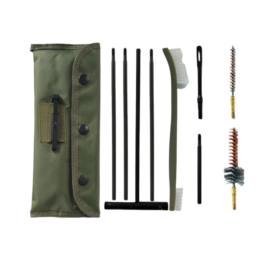 Professional Gun Cleaning Kit Multi-Caliber Rifle Pistol Shotgun Maintenance Tool Set with Storage Bag for Hunting Shooting