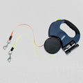 Double Automatic Extending Nylon Leash Leads Premium Durable Pet Walking Leads Traction Rope Pet Dog Leash