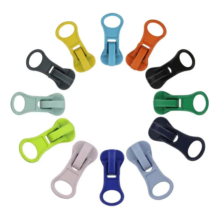 Wholesale Clothing Coat Textile Accessories No.5 Resin Zipper Pull Head Multi-color Zipper Slider for Bag Backpack