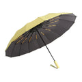 Fashion Design 16 Ribs Uv Automatic Umbrella Windproof Travel Umbrella Compact Folding Umbrella
