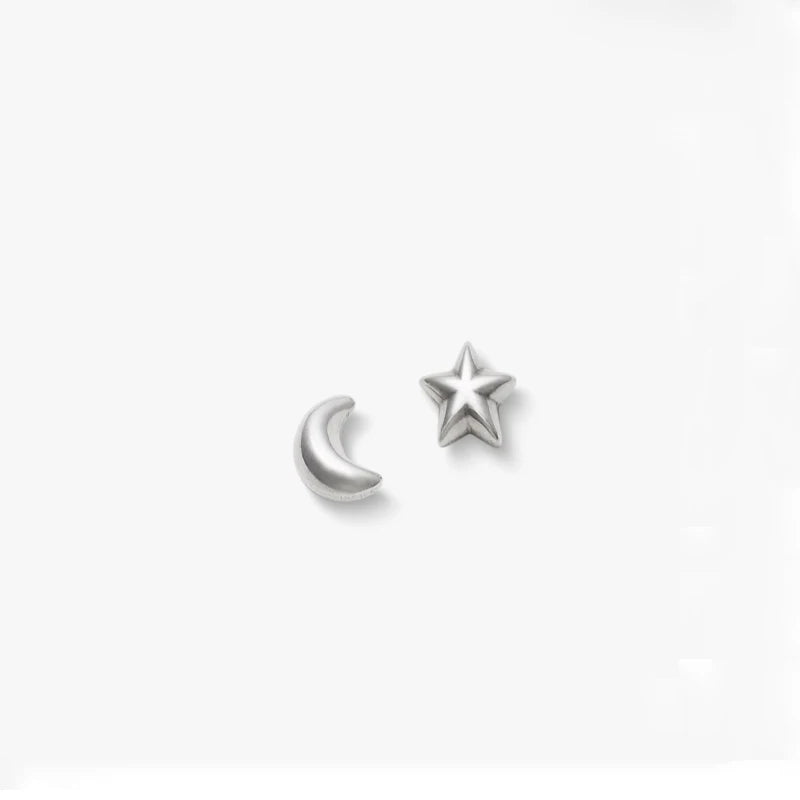 Wholesale 925 Sterling Silver Earring Antique Silver Earrings Starry Night Stud Earrings for Women