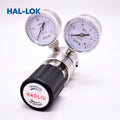 HAL-LOK HL8SL 316L Stainless Steel Double Gauge Pneumatic Pressure Reducing Valve High-Performance Gas Regulators Pressure